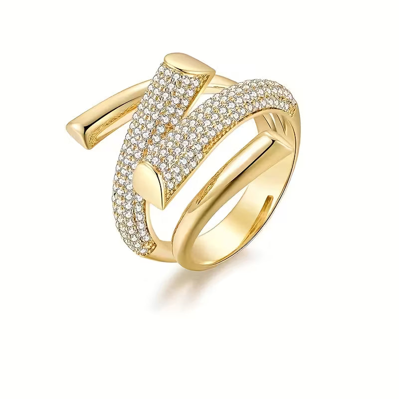 Trendy Niche Unique Design Women's Fashion Ring.