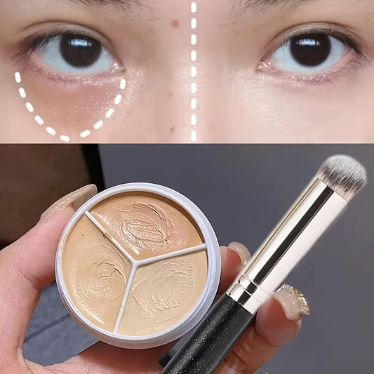 Tri-Color Color Correcting Concealer & Matte Contour Trio.