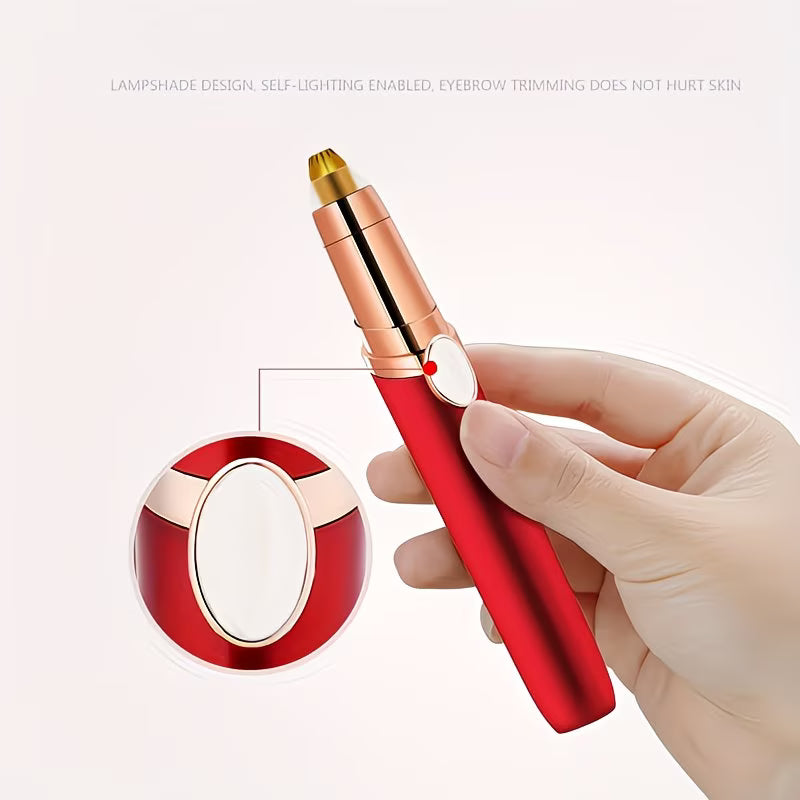 USB Rechargeable 2-in-1 Eyebrow & Nose Trimmer.