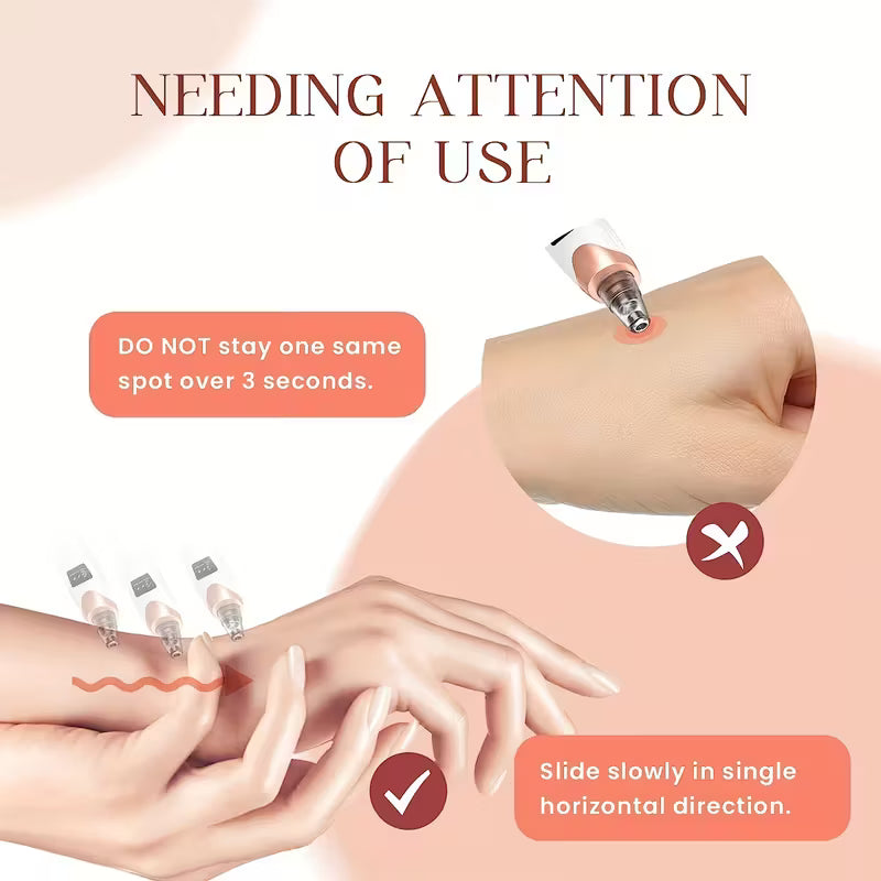USB Rechargeable Blackhead Extractor Set.