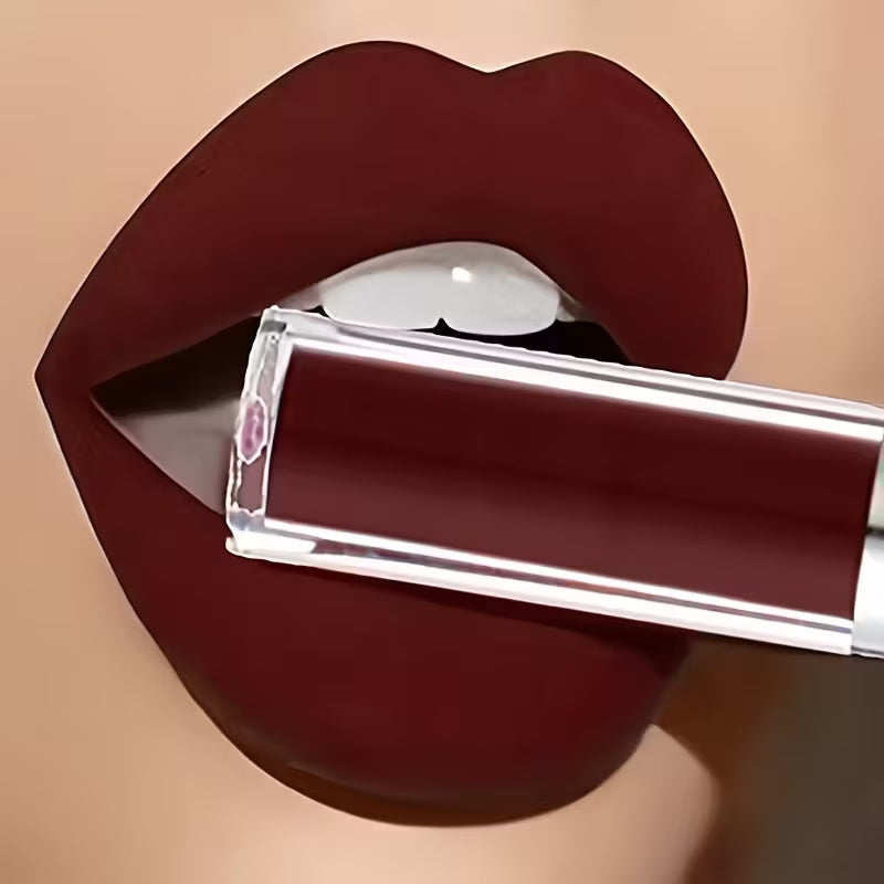 Ultra-Matte Dark Lipstick.