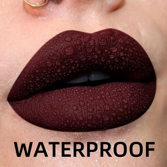 Ultra-Matte Dark Lipstick.