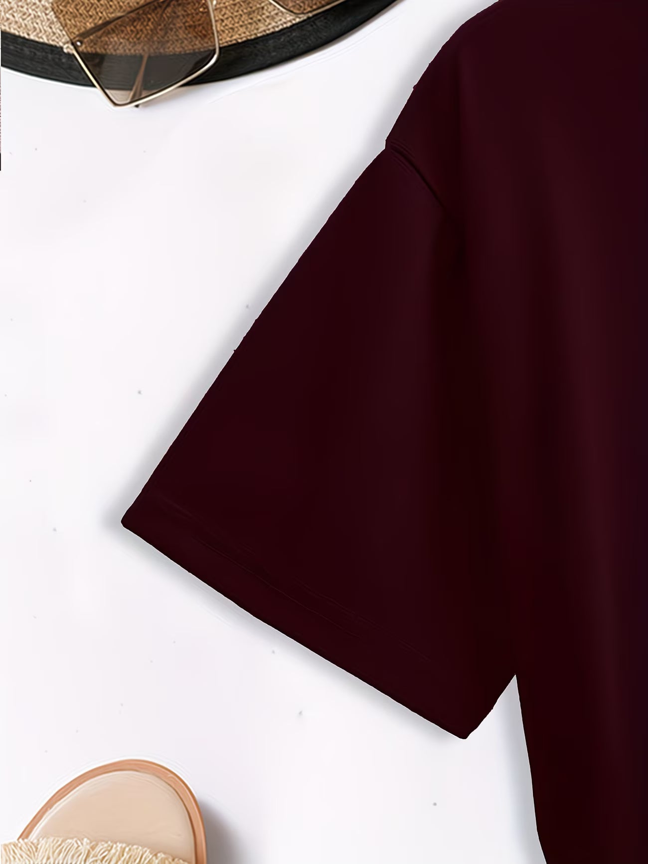Ultra-Soft Gradient Heart Casual Tee.