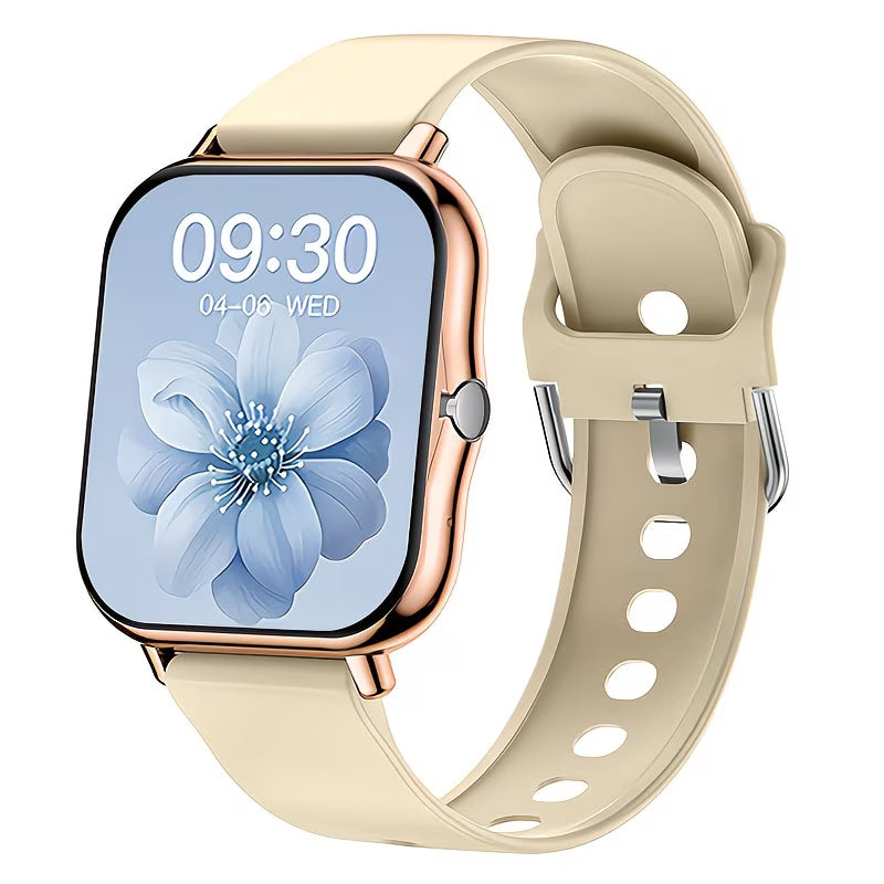Ultra-Thin HD Smartwatch – Wireless Calling & Full Touchscreen.