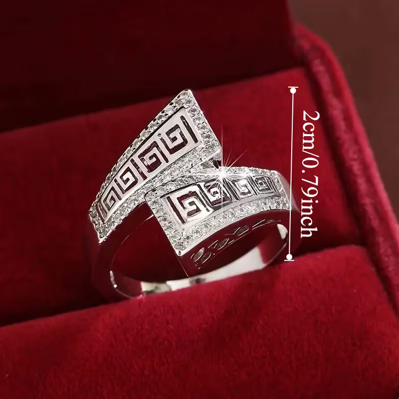 Unique Geometric Hollow Rings.