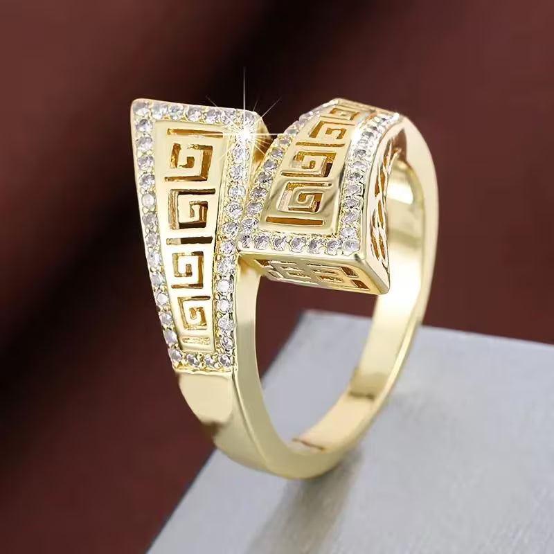 Unique Geometric Hollow Rings.