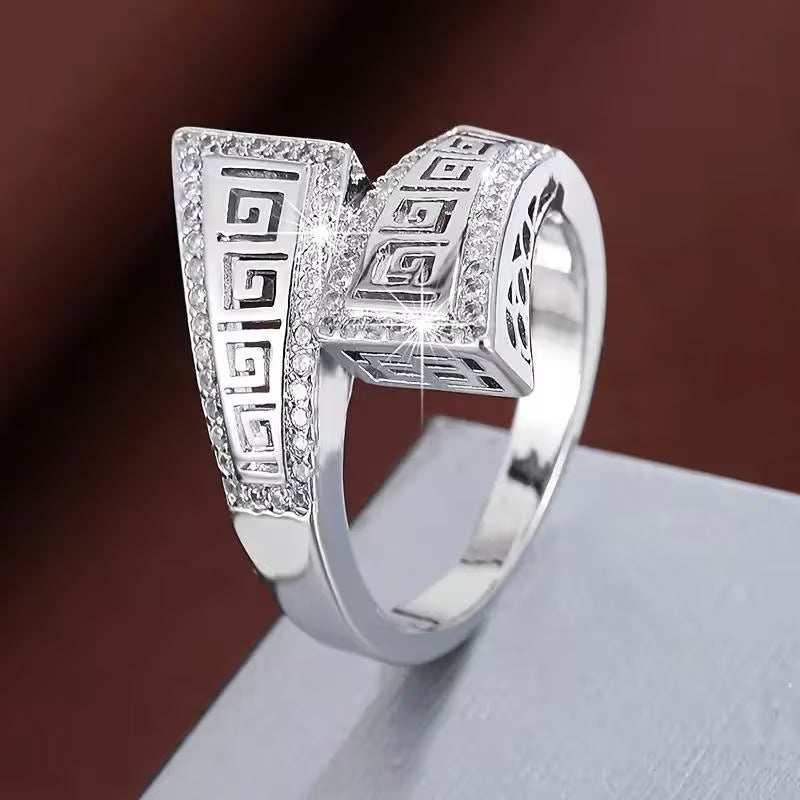 Unique Geometric Hollow Rings.