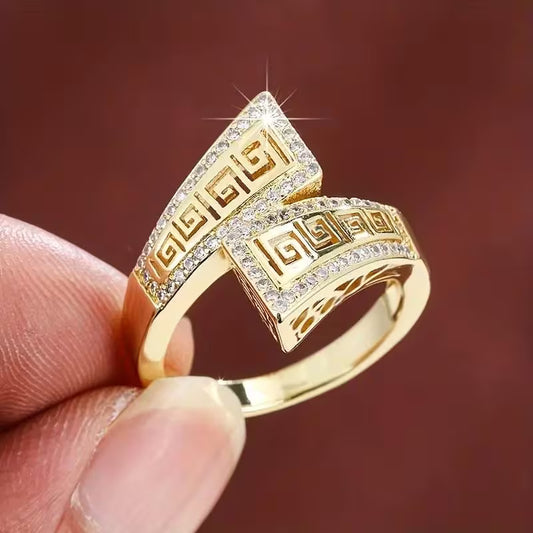 Unique Geometric Hollow Rings.