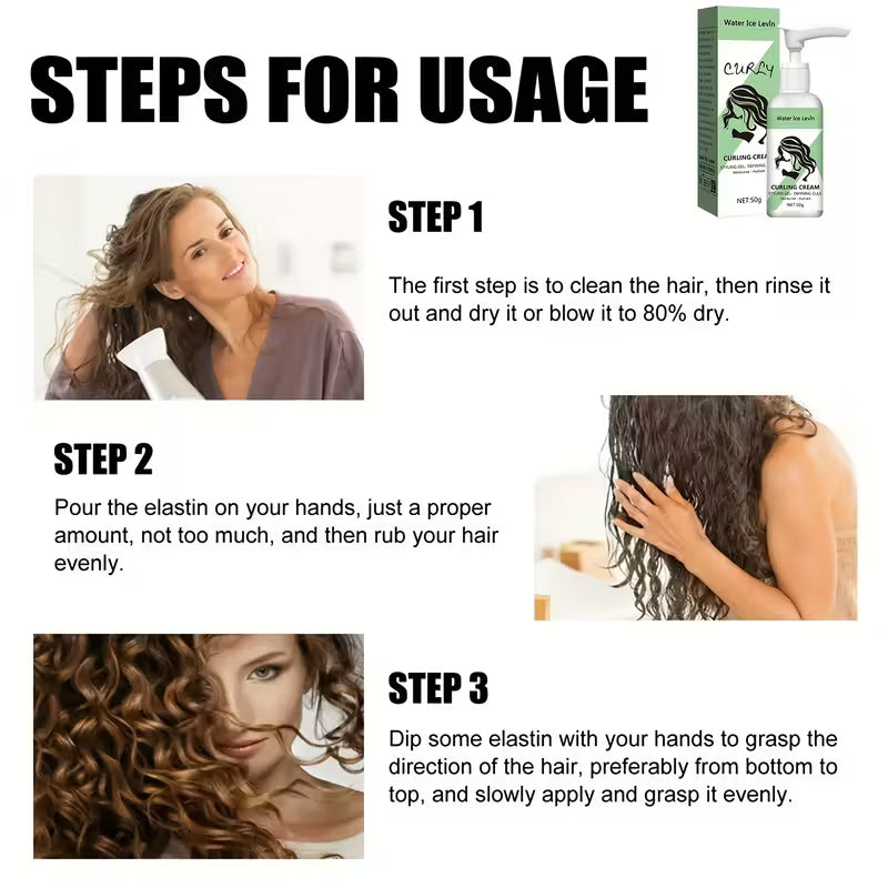 Unisex Moisturizing Styler for Wavy & Curly Hair.