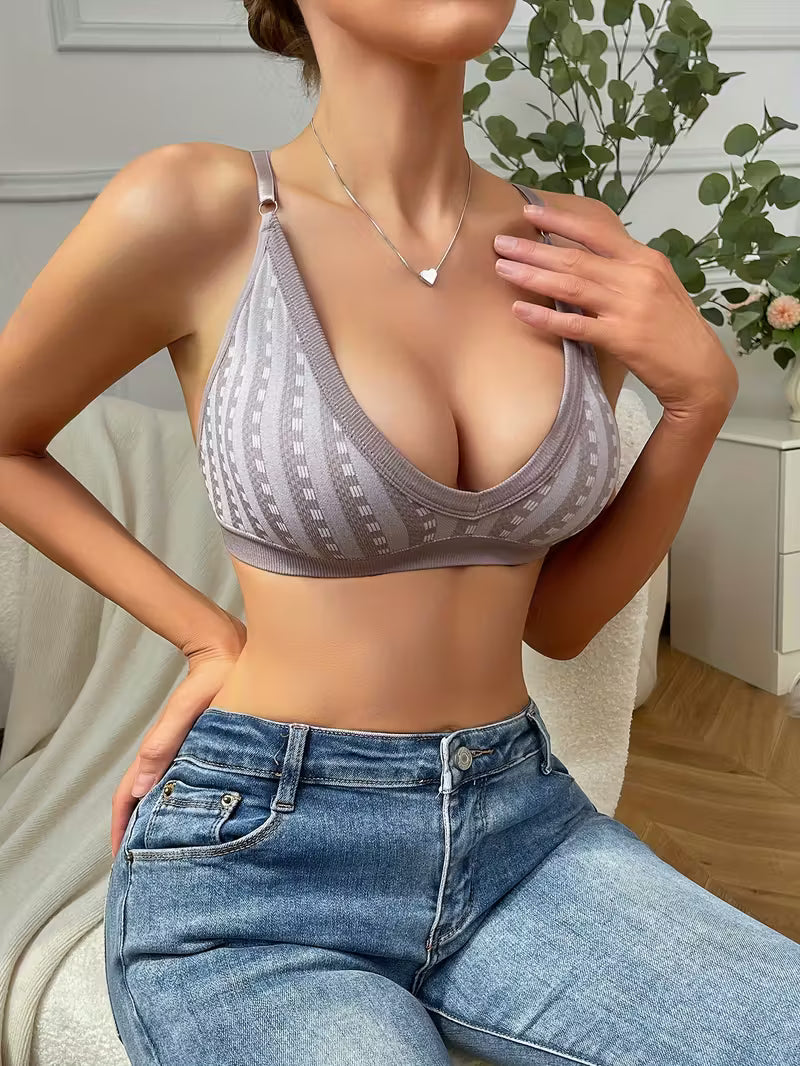 Unpadded Wireless Camisole Bras.
