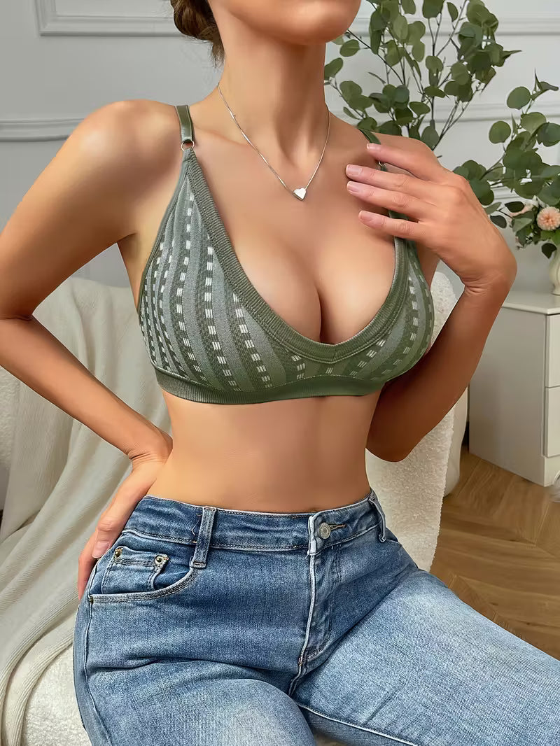 Unpadded Wireless Camisole Bras.