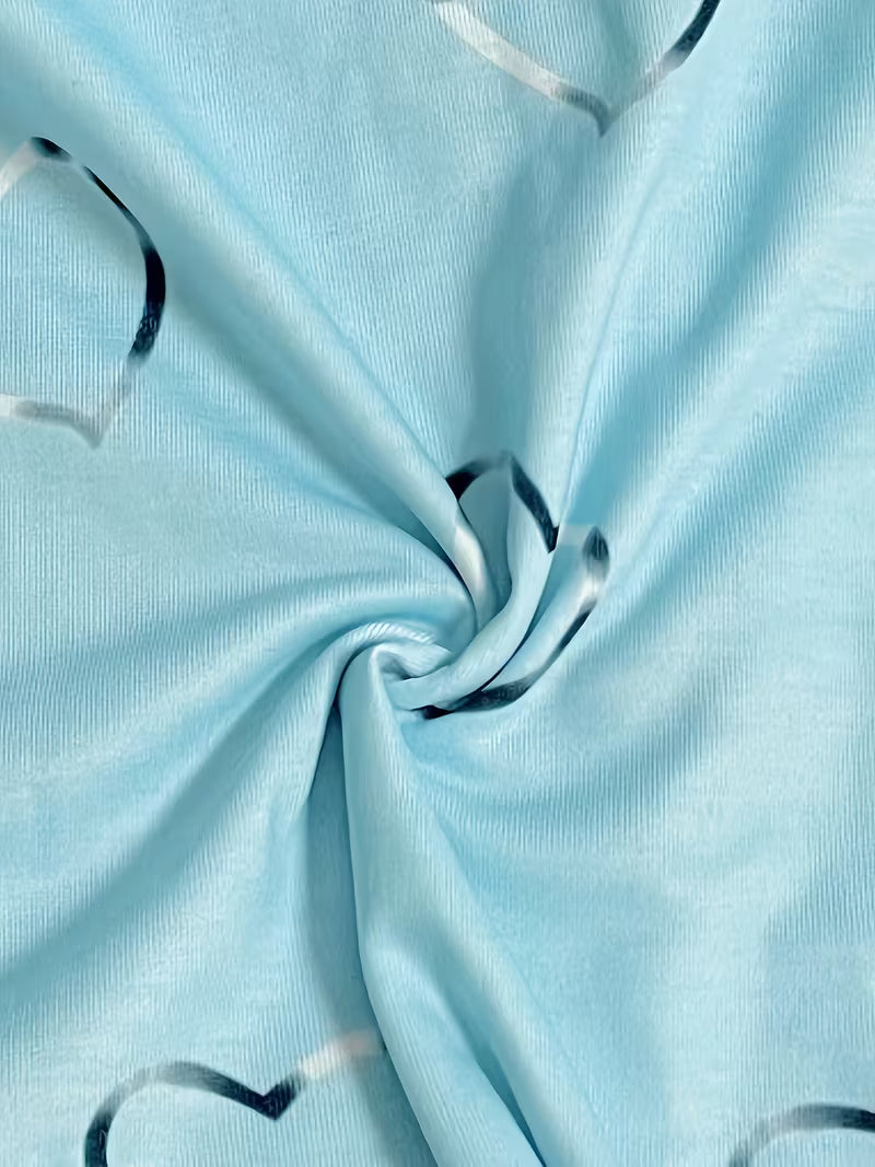 V-neck Heart-shaped Sleeveless Vest Tops.