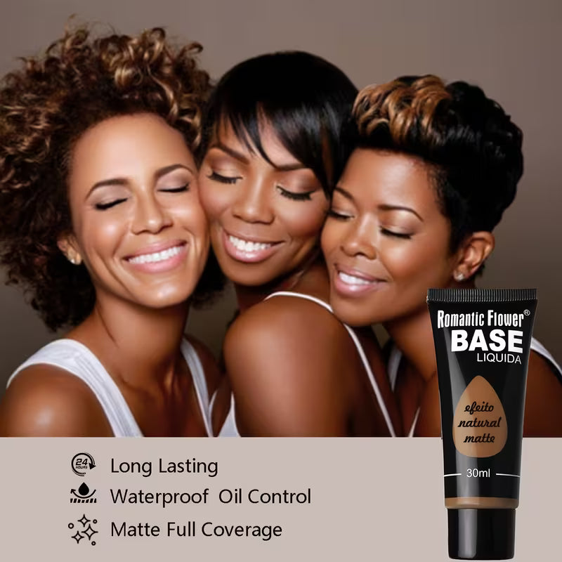 Velvet Full-Coverage Waterproof Matte Foundation & Concealer.