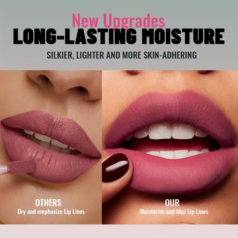 Velvet Matte Liquid Moisturizing Lip Collection.