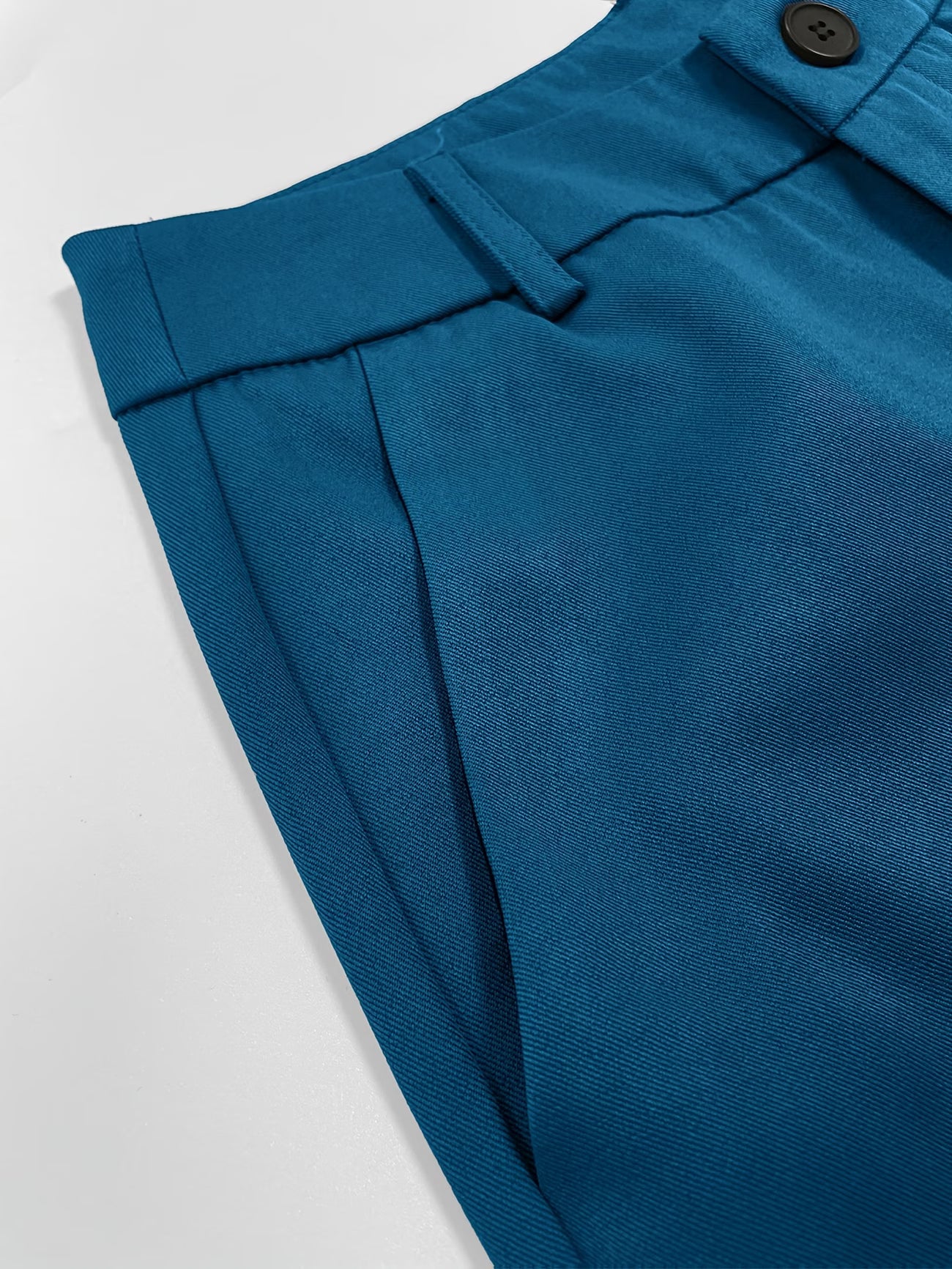 Vintage-Inspired Straight-Leg Suit Pant.