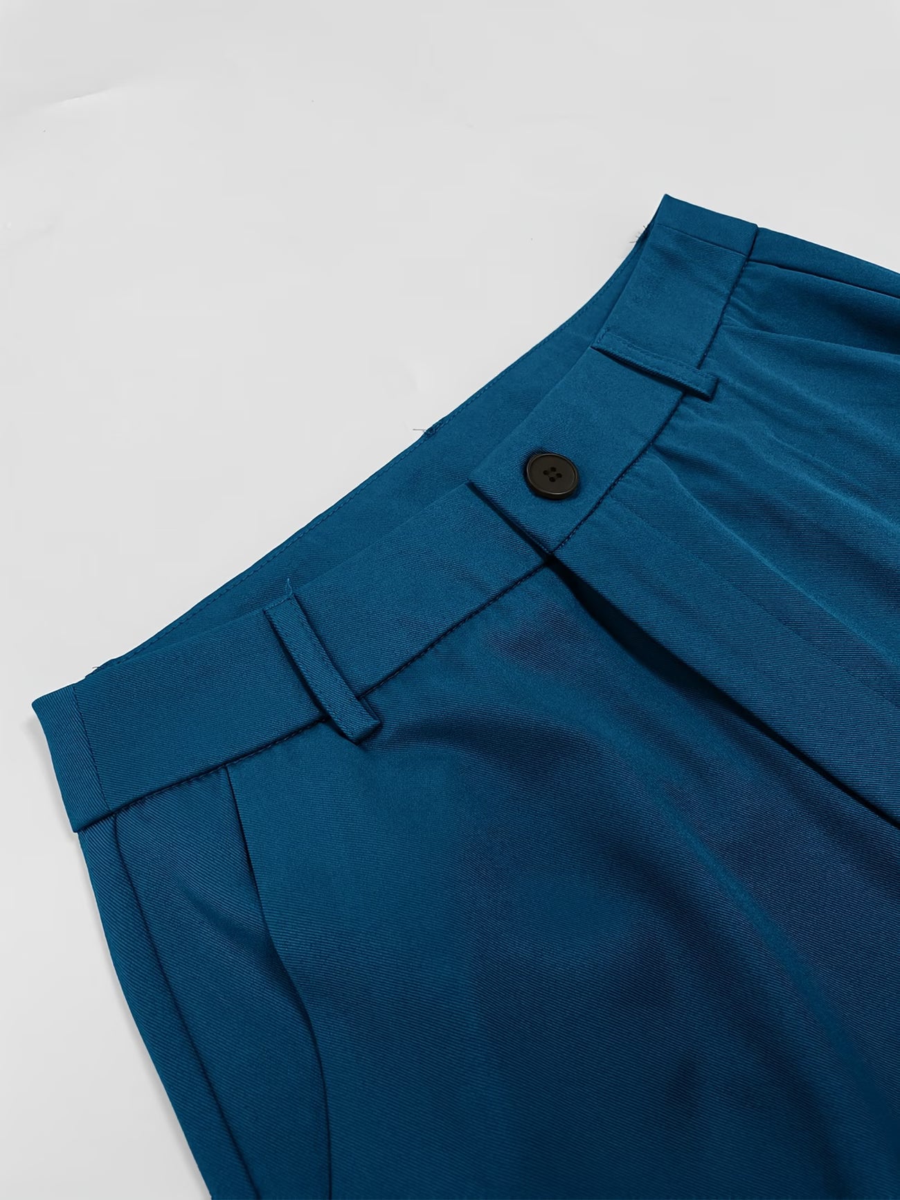 Vintage-Inspired Straight-Leg Suit Pant.
