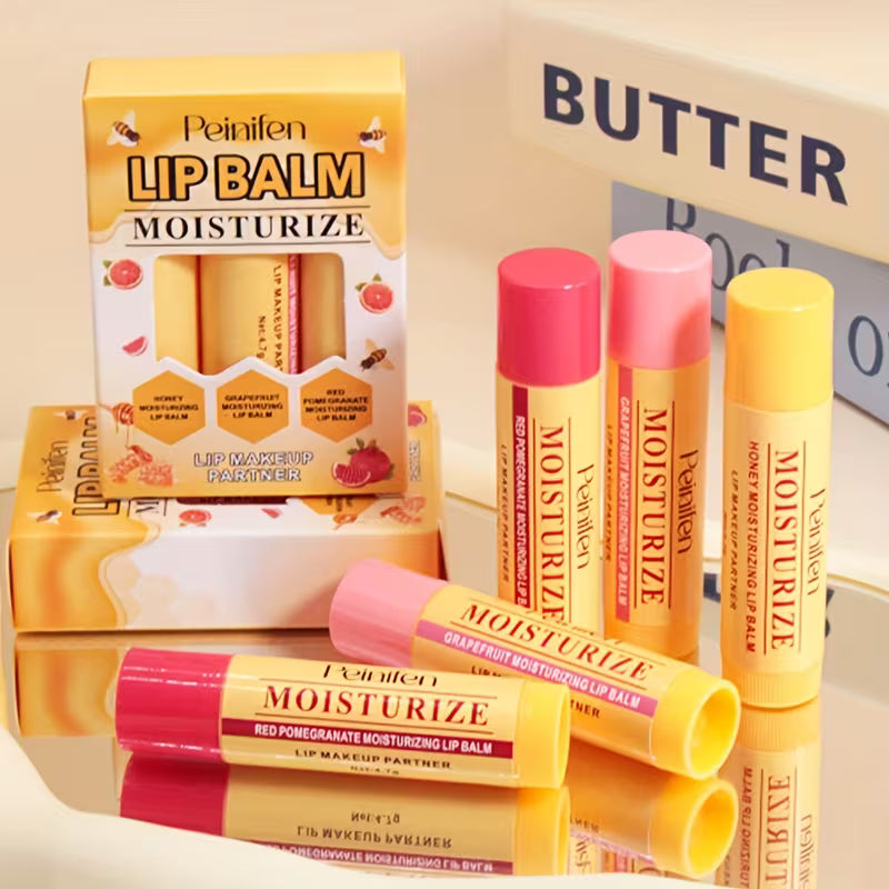 Vitamin E Honey Milk Jelly Lip Balm Set.
