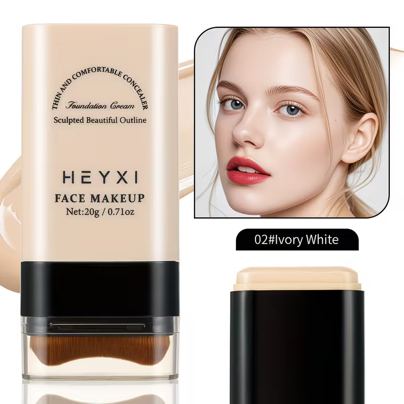 Waterproof Full Coverage 2-in-1 Foundation Stick.