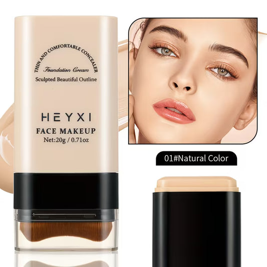Waterproof Full Coverage 2-in-1 Foundation Stick.