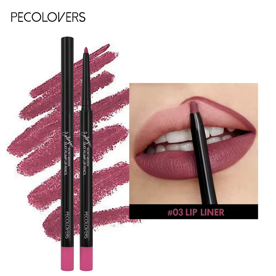 Long Lasting Waterproof Matte Lipliner Pencil