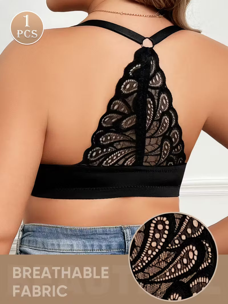 Wireless-Feel Comfort Lace Bras.