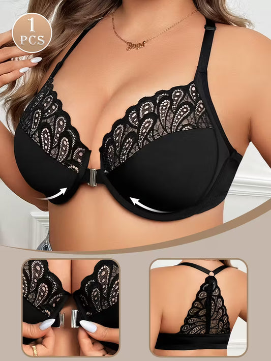 Wireless-Feel Comfort Lace Bras.