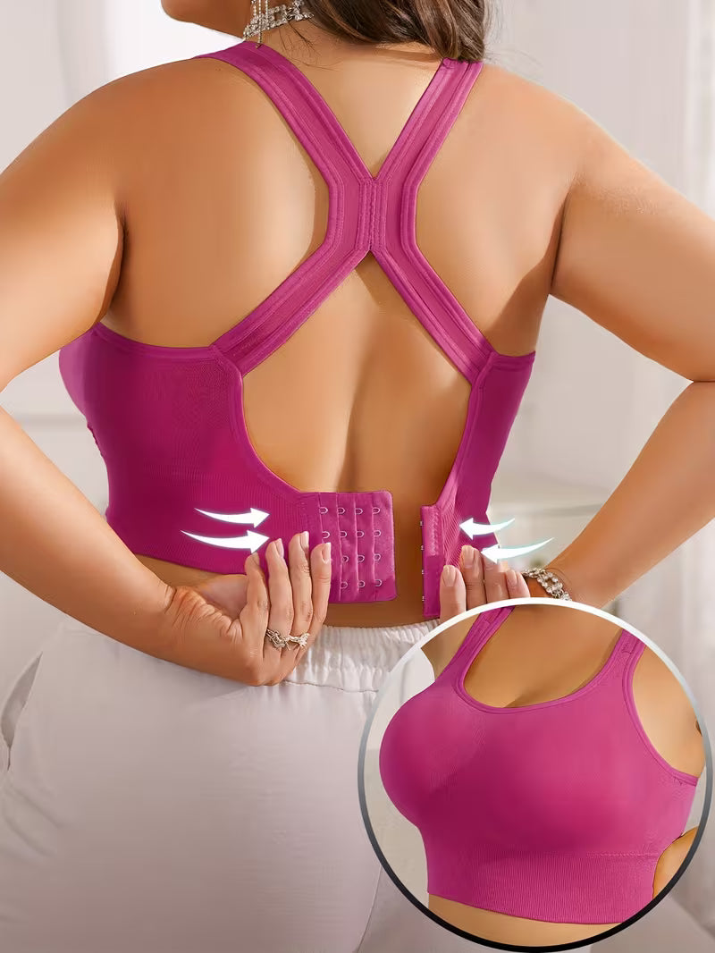 Wireless Anti-Sagging Racerback Bras.
