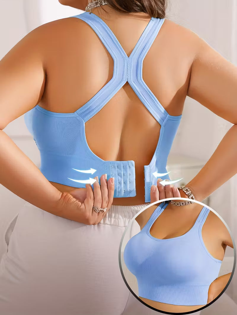 Wireless Anti-Sagging Racerback Bras.