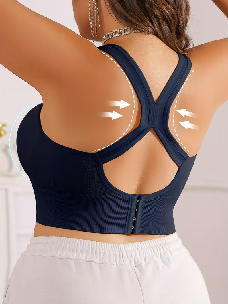Wireless Anti-Sagging Racerback Bras.