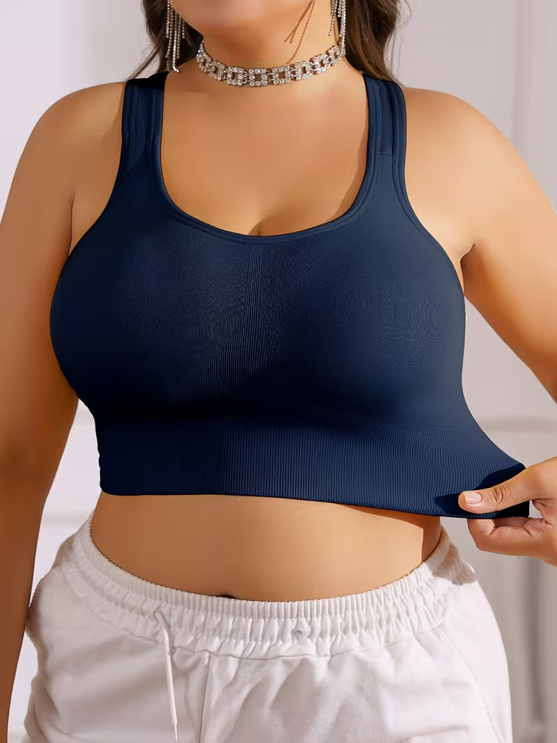 Wireless Anti-Sagging Racerback Bras.