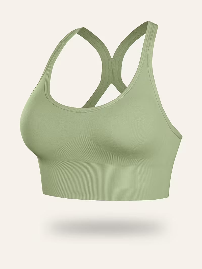 Wireless Anti-Sagging Racerback Bras.