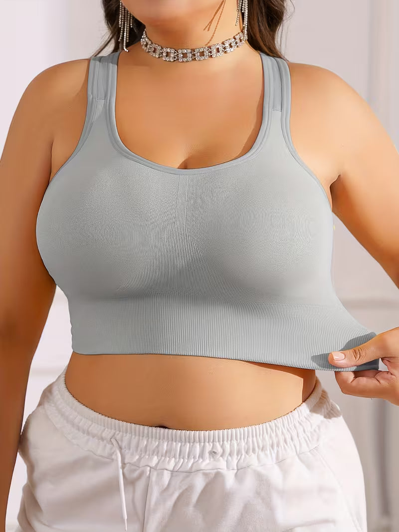 Wireless Anti-Sagging Racerback Bras.