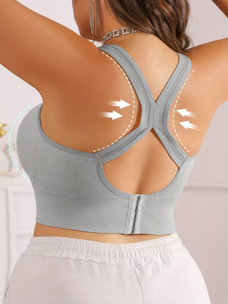 Wireless Anti-Sagging Racerback Bras.