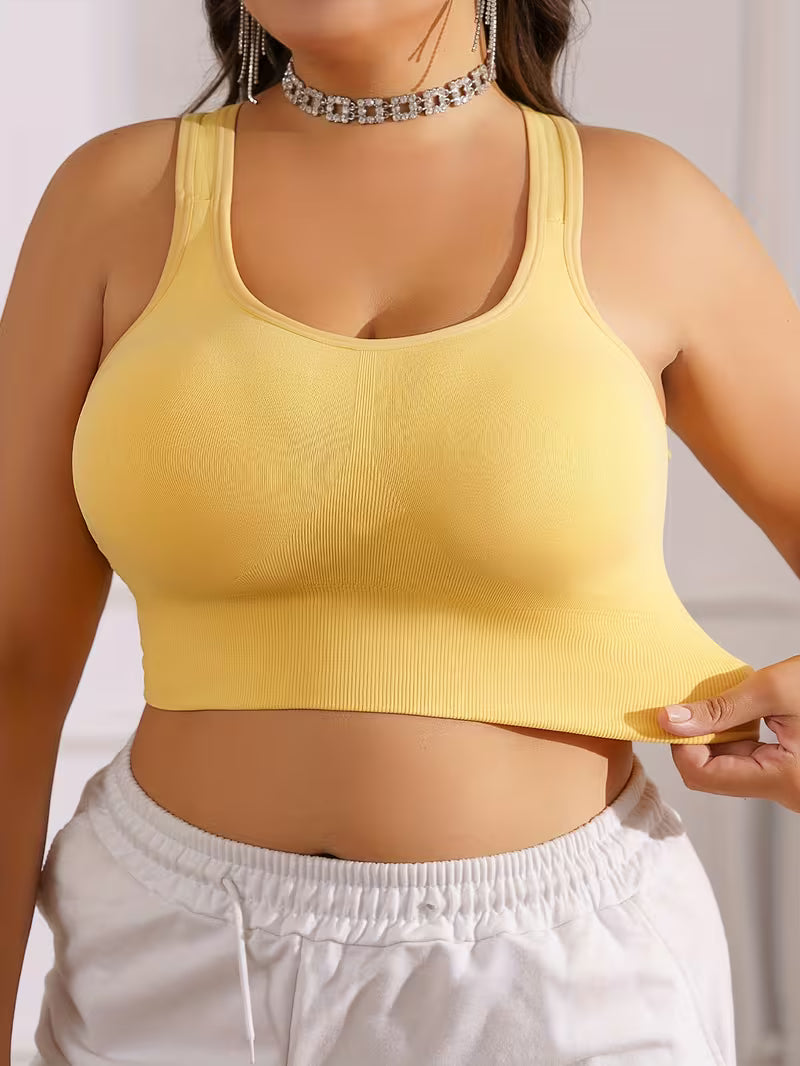 Wireless Anti-Sagging Racerback Bras.