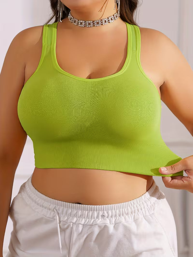 Wireless Anti-Sagging Racerback Bras.