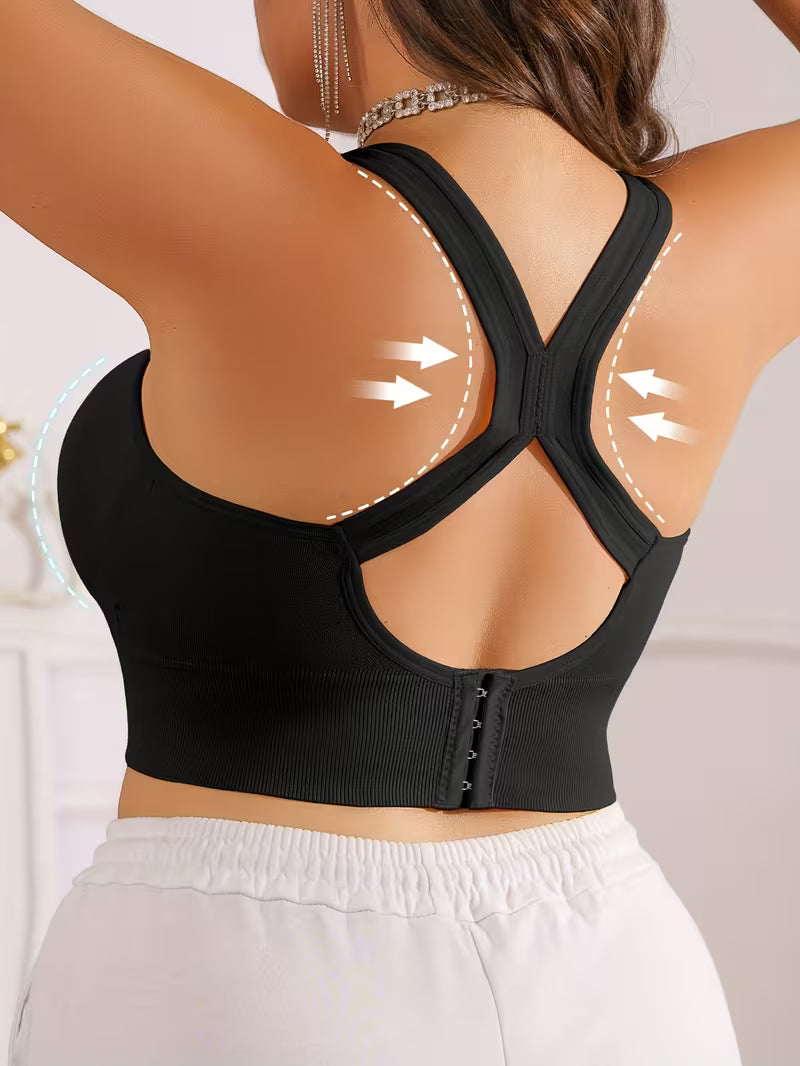 Wireless Anti-Sagging Racerback Bras.