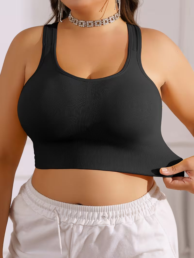 Wireless Anti-Sagging Racerback Bras.