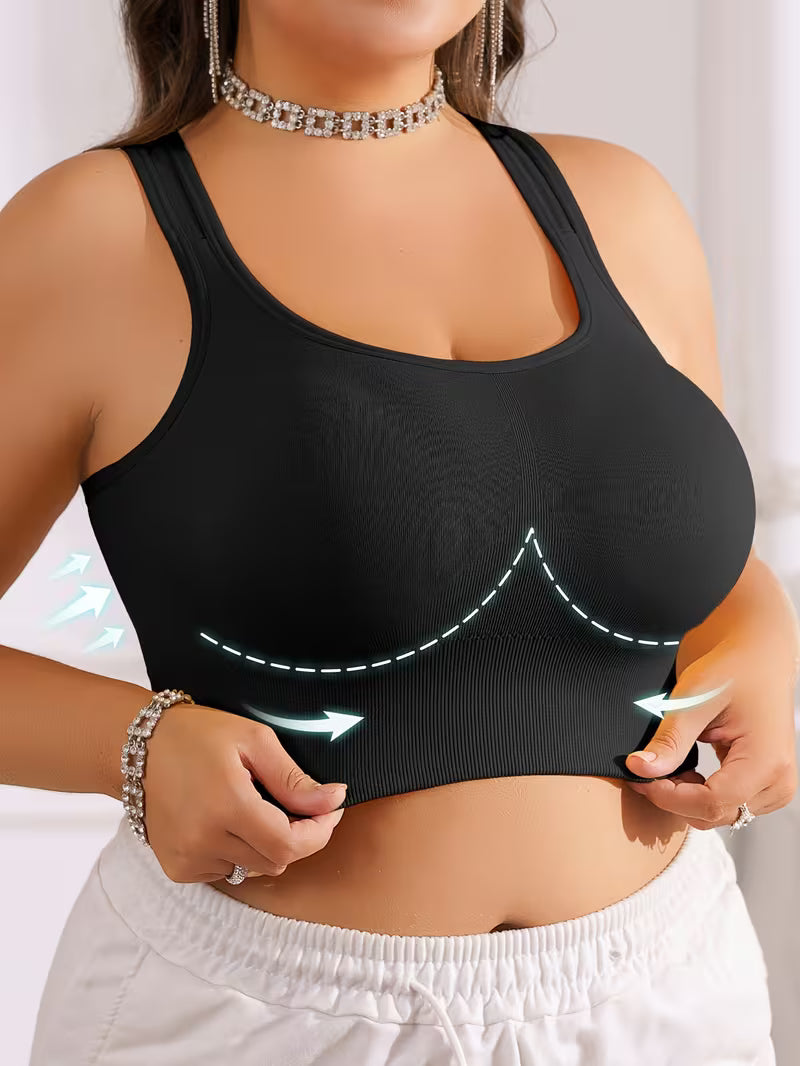 Wireless Anti-Sagging Racerback Bras.