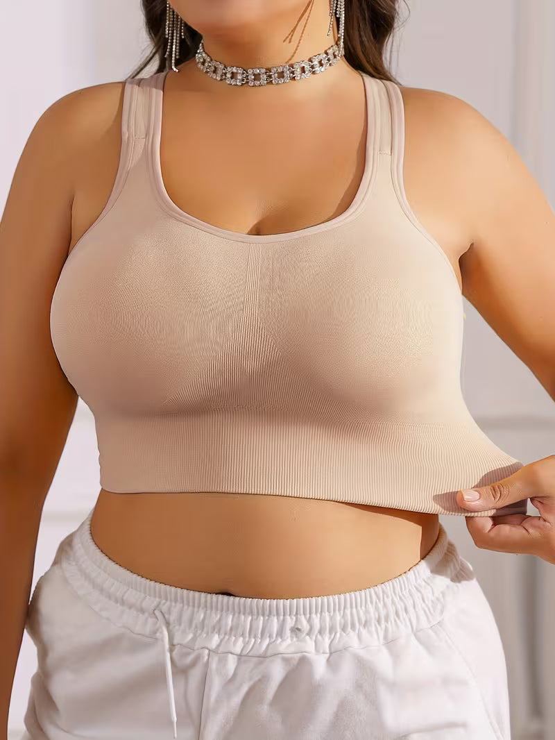 Wireless Anti-Sagging Racerback Bras.
