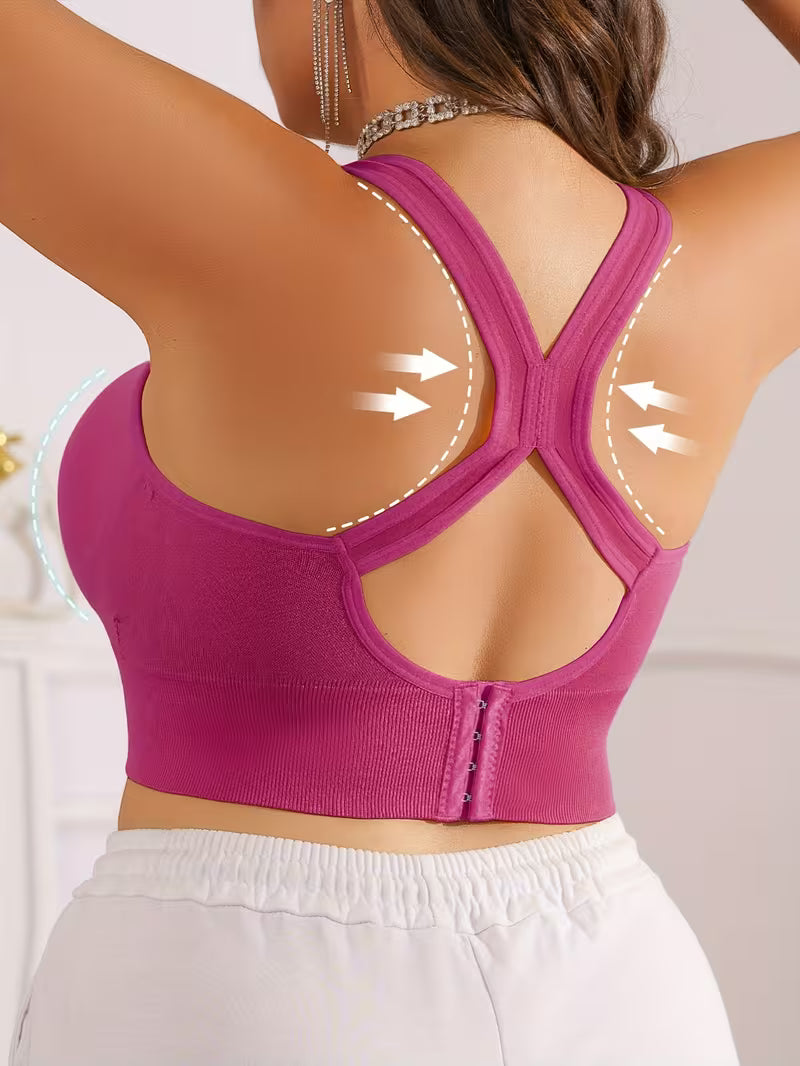 Wireless Anti-Sagging Racerback Bras.