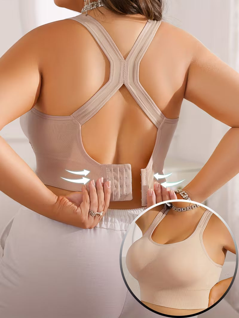 Wireless Anti-Sagging Racerback Bras.