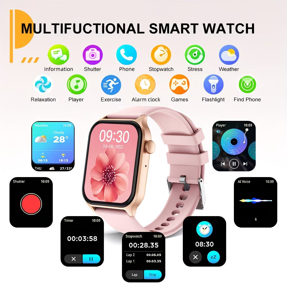 Women's 1.83" HD Digital Fitness Watch.
