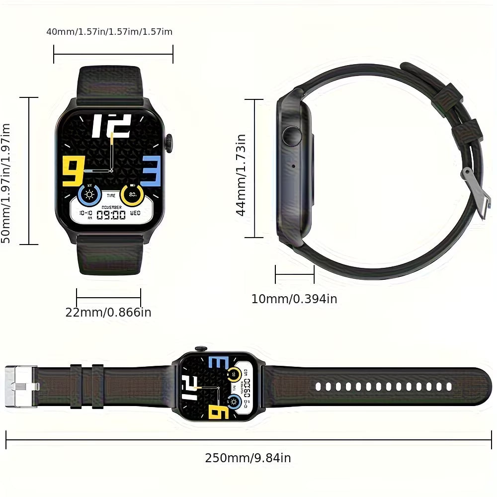 Women's 1.83" HD Digital Fitness Watch.