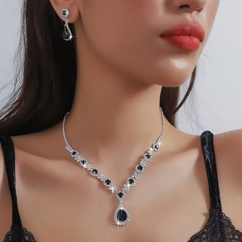 3pcs Necklace and Earrings Set