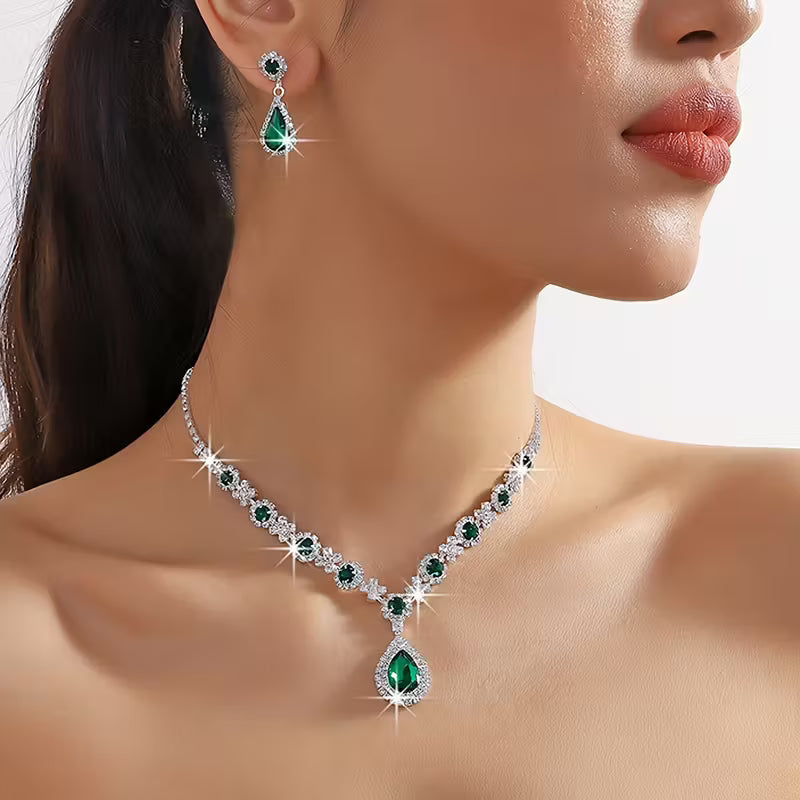 3pcs Necklace and Earrings Set